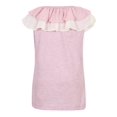 thumbnail image 2 of Richie House Girls' Summer T-shirt with Ruffled Collar RH2421, 2 of 2