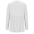 thumbnail image 4 of Jinhomg Women Long Sleeve Knit Tops Skin-Friendly Comfy Maternity Blouses Ribbed Knitted Long Sleeve Solid Tunics Pregnancy Fall Clothes Limited Time Deal White XXXL, 4 of 9