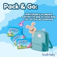 thumbnail image 6 of Brush-Baby Dental Wipes, Biodegradable Baby Gum and Tooth Wipes for Newborns and Toddlers, Pack of 28, 6 of 7