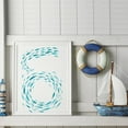 thumbnail image 6 of 2pcs School of Fish Stencil Shoal of Fish Stencil with Paint Brush Reusable Large Ocean Theme Stencil, 6 of 9