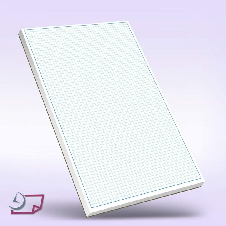 Engineering Graph Paper, 11x17 Grid Notepad, 50 Sheets Each (2