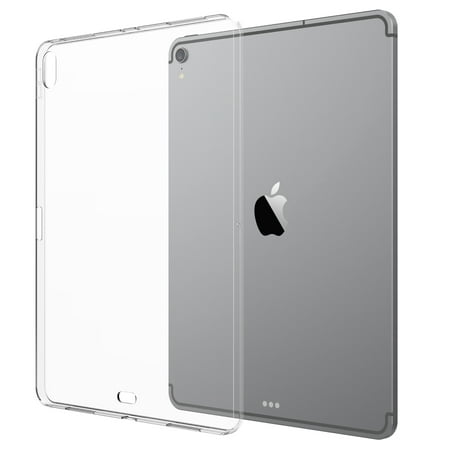 Luvvitt iPad Pro 11 Case CLARITY Flexible TPU Slim and Light Back Cover for Apple iPad Pro 11 in 2018 - Clear (Updated