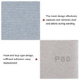 thumbnail image 4 of Uxcell 10Pcs Hojas de Lijado de Malla 80 Granos 2.95" x 3.94" Papel de Lija Húmedo/Seco Pads Abrasivos Sin Polvo con Gancho y Bucle, 4 of 6