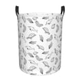 thumbnail image 6 of Lsque Sea Turtle pattern Laundry Hamper Basket, Tall Woven Rope Hamper Basket for Clothes, Lightweight Storage Basket, Collapsible Waterproof-Small, 6 of 8