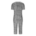 thumbnail image 4 of Wancir Women's Pajamas Sets Long Sleeve with Plaid Pants Soft Sleepwear 2 Piece Pjs Lightweight Lounge Set with Pockets, 4 of 4