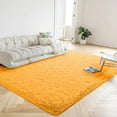 thumbnail image 1 of Homore Cute Fluffy Carpet Soft Washable Area Rugs for Kids Girls Bedroom/Nursery Room/ Living Room Decoration, 5.3'x 7.5' Orange, 1 of 8