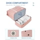 thumbnail image 4 of Bolsa de viaje BAGAIL Weekender para mujer rosa impermeable, 4 of 9