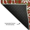 thumbnail image 5 of Addison Rugs Mayfield Premium Machine Washable Transitional Holiday Fern Rectangle Rug, 9' x 12', 5 of 7