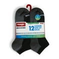 thumbnail image 2 of Wrangler Essential Cool Comfort Low Cut Socks, Full-Cushion Ankle Socks for Men, 6-12, Charcoal Heather/Black, 12-Pack, 2 of 7