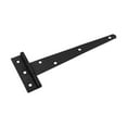 thumbnail image 6 of Renovators Supply Black T Strap Shed Door Hinge 9 in. Rustic Flush Mount Cast Iron Barn Door Shed Hinge w/Hardware, Pack of 6, 6 of 7