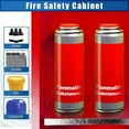 thumbnail image 6 of Red Flameproof Cabinet, 18.11"x18.11"x23", Multi-Point Locking, Flammable Liquid Unit, Industrial Storage Cabinet, Hospital, Manufacturing Facility, Lab, 6 of 8
