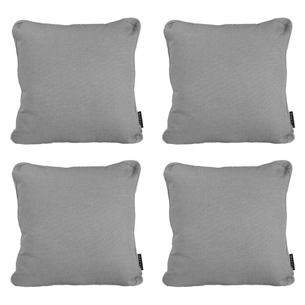 Cojin Decorativo Cuadrado grande Set de 4 Have Gris
