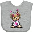 thumbnail image 3 of Inktastic Love Bug Yorkie Boys or Girls Baby Bib, 3 of 4