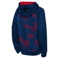 thumbnail image 3 of Youth Outerstuff  Red/Navy New England Revolution Striker Fleece Hoodie, 3 of 3