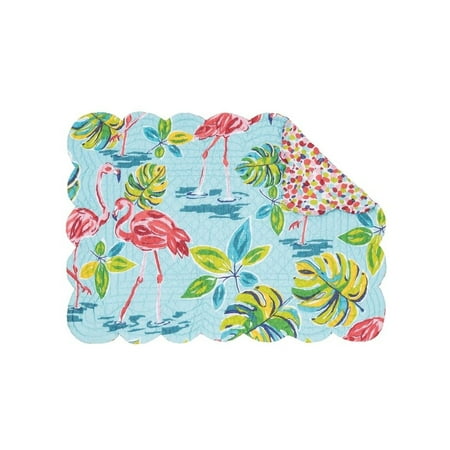 

C and F Enterprises 40339 - Flamingo Garden Placemat S/6 (862623120S6) Kitchen Dining Linens