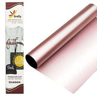 3 FT Roll - Rose Gold Iron on Vinyl Electric