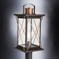 thumbnail image 6 of Luxury Colonial Outdoor Post Light, 20''H x 9''W, with Tudor Style Elements, French Country Design, Olde Bronze Finish and Shatterproof Glass, UHP1230, 6 of 6