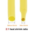 thumbnail image 5 of Uxcell Heat Shrink Tubing Ratio Shrinkable Tube Cable Sleeve 23ft Yellow mm 10, 5 of 6