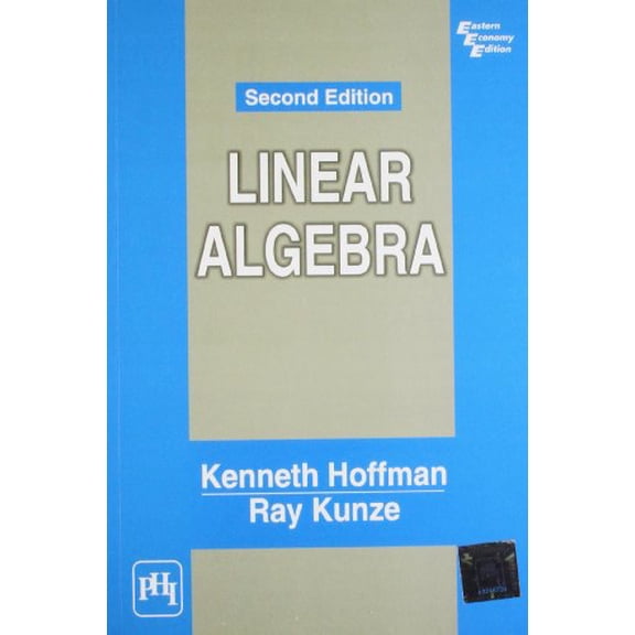 Pre-Owned Linear Algebra (2nd Edition) (Paperback) 8120302702 9788120302709