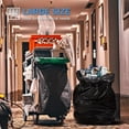 thumbnail image 4 of 20/50/100PCS Thickened Black Large Capacity Garbage Bags Kitchen Hotel Cleaning Oversized Disposable Trash Bag 80x100cm 100PCS, 4 of 5