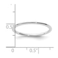 thumbnail image 5 of Stackable Expressions 14 Karat White Gold 1.2mm Half Round Band, 5 of 5