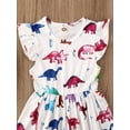 thumbnail image 6 of Toddler Kids Baby Girls Dress Princess Party Pageant Dinosaur Tutu Dresses, 6 of 6