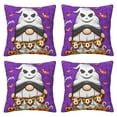 thumbnail image 2 of Halloween Throw Pillow Covers, Halloween Happy Old Man F Square Pillow Cases with Invisible Zipper for Halloween Decorations, Farmhouse Halloween Decor 12x12, 2 of 7
