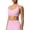 Pink, variant on FAHXNVB Women Halter Sports Bras Workout Impact Padded Basic Bra Seamless Backless Gym Yoga Crop Tank Top,S,Yellow