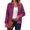 *Hot Pink #, variant on ClodeEU Womens Cropped Plaid Jacket,Long Sleeve Zip Up Jacket With Pockets,Casual Jacket Coats Hot Pink #,Womens Plus XXL