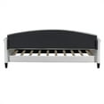 thumbnail image 4 of MODERNLUXE Upholstered Twin Size Sofa Bed, Tufted Button Daybed, Beige, 4 of 11