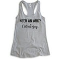 thumbnail image 1 of Need An Ark I Noah A Guy Tank Top, Ladies Racerback Tank Top, Religious Tank, Jesus Tank, Christian Tank, Heather Gray, Medium, 1 of 3