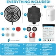 thumbnail image 2 of SparkPod 23-Stage Filtered Shower Head, 3 Modes, Fixed Mount, High-Pressure Shower Head (Black Matte), 2 of 8