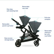 Graco Ready2Grow 2.0 Double Stroller, Black