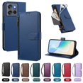 thumbnail image 4 of Heavy Duty Wallet Phone Case for [Motorola Moto G Stylus 2025 5G] with Card Slots and Kickstand Blue, 4 of 5