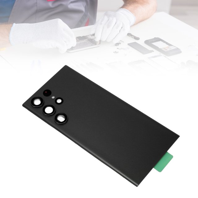 S23 Ultra Back Glass Cover Replacement For S21 Ultra, Rear Glass Battery Cover Hosing Door Pre Installed Camera Lens With Repair Tool Kit