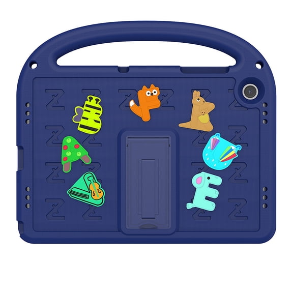 Creative Cute Kids Tablet Case For Samsung T220/T225/A9 8.7inch (2023)/A11(2025) A9 Plus 11inch (2023)/A11 Plus (2025) Bracket Cartoon letters Shockproof Protective Tablet Cover