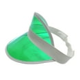 thumbnail image 3 of Nicky Bigs Novelties Clear Colored Plastic Sun Visors Hat - Casino Dealer Poker - Beach Sunhat Tennis Golf Visor for Women, 3 of 8