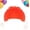 Orange, variant on Rubber Spiky Ball Hat, Quirky Spiky Ball Prank Headgear for Adults Prank Headwear for Festivals and Parties