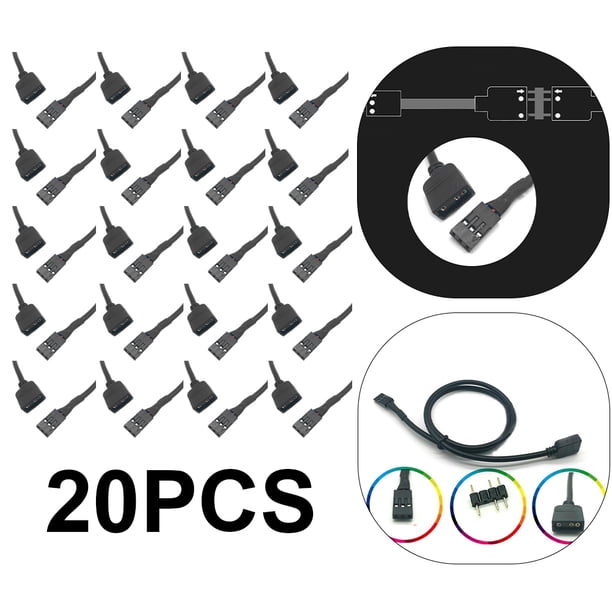 JShteea Cable Adaptador SYNC Placa Base RGB 5V VDG A Línea Conversión 3 Pines (50 Cm)