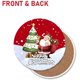 thumbnail image 5 of Posavasos Navideños, Posavasos de Cerámica Premium, Adornos de Mesa de Navidad Posavasos de Redondos Antideslizante, Resistente al Calor, Lavable, para Redondo Cristal, Bebidas, Tazas-6PCS(Christmas), 5 of 5