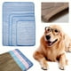 thumbnail image 3 of QUTETN 2pcs Dog Cooling Pet Ice Pad Washable Summer Sleeping Bed for Crate, Bed, Sofa, Indoor & Outdoor Floor, Car Seats, 3 of 4