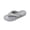Gray, variant on Wensltd Women Flip Flops Striped Plush Upper Flat Soft House Slippers Casual Indoor Shoes for Autumn Winter Wear