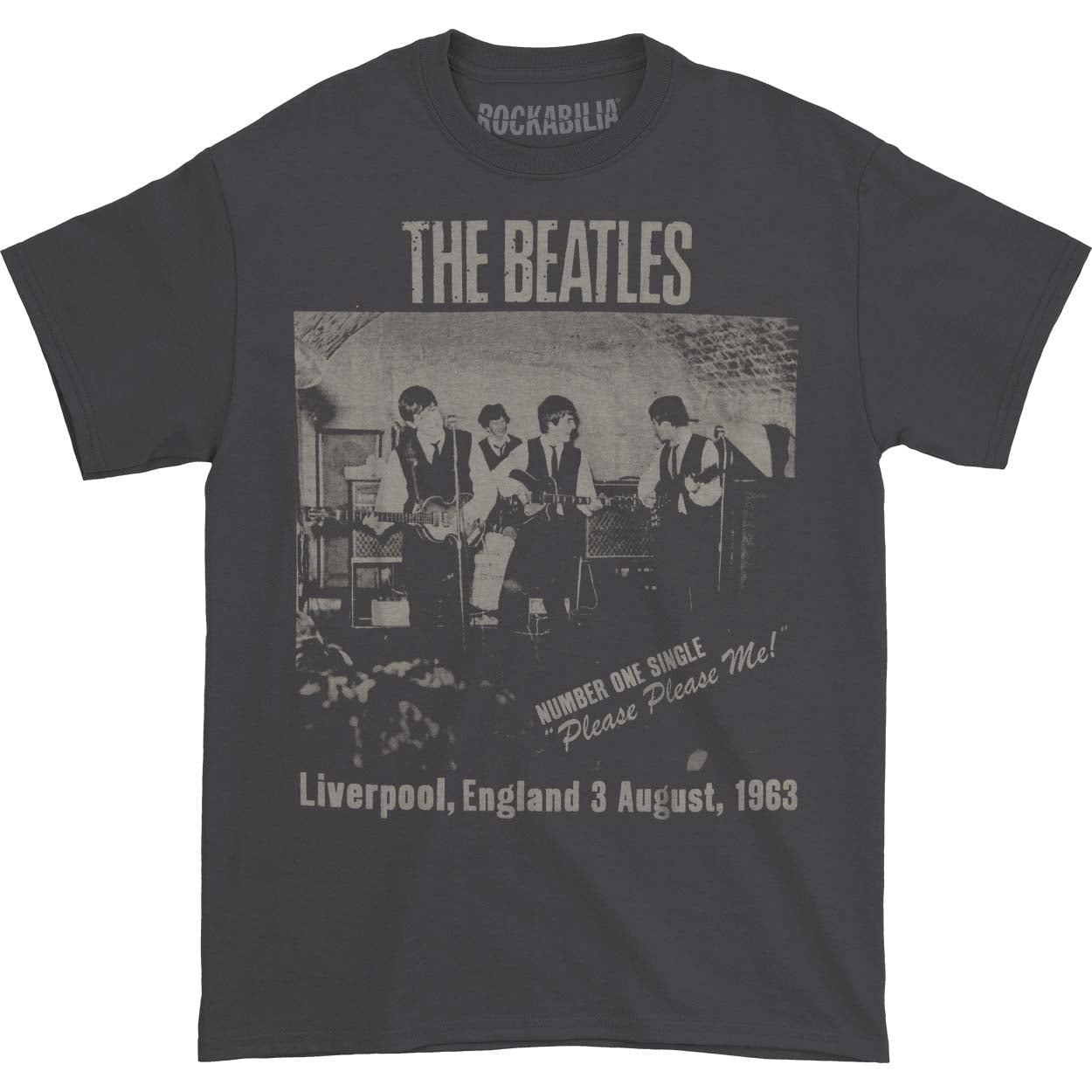 The Beatles 'Help! Snow' Official Licensed Men's T-Shirt - Unisex Soft Cotton Tee, White - View #8