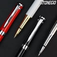 thumbnail image 2 of STONEGO Classic Metal Signature Pen - Retractable Rollerball Pen with Fine Point (0.5mm), Luxury Office Pen with Sleek Metal Design, Ideal for Professional Use and Signature Writing, 2 of 8
