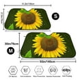 thumbnail image 3 of Uemuo Sunflower3 Pattern Accordion Car Windshield Sun Shade, Foldable Reflective Sun Visor for Car, Reflector Windshield Sunshade-Medium, 3 of 7
