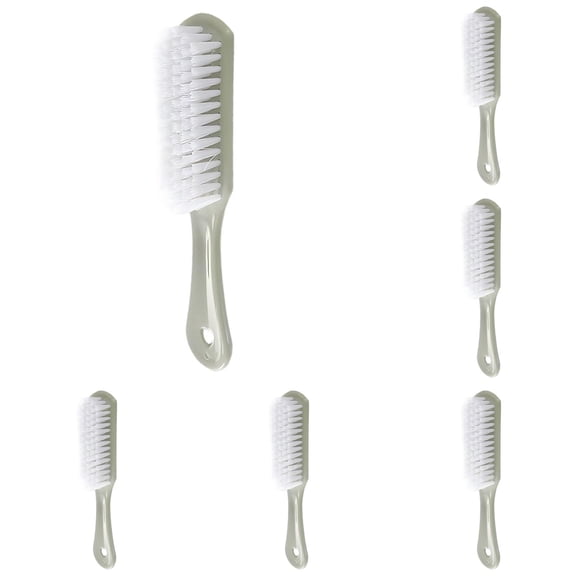 Soft Bristle Cleaning Brush, 5-Pack Handheld Brushes for Bed Dust Removal and Furniture Cleaning, Green, Plastic, Includes 5 Brushes