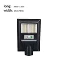 thumbnail image 2 of Yuarrent Luz de pared con energía Solar para parque, impermeable, balcón, potente lámpara de brillo, herramienta de iluminación de movimiento montada Iluminación y accesorios Yuarrent HA073173-01, 2 of 6
