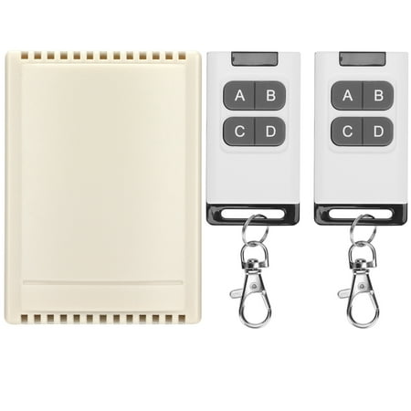 

2024 433Mhz Access Remote Control Wireless Remote Switch 4 Channel Remote Relay Switch for Homes and Industries 12V