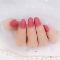 thumbnail image 3 of thinson Ongles Ronds Mats 24 Pcs Style Français DIY Artificiels Exquis Uniques Gracieux pour Amateurs de Manucure 26 Roues Rouge, 3 of 4