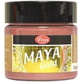 thumbnail image 2 of (2 pack) Viva Decor VD1232-90934 45 ml Maya Gold Water Based Paint, Rose Gold, 2 of 2